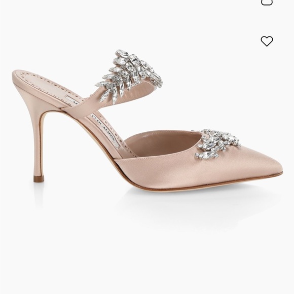 Manolo Blahnik Satin Mules 39 - Picture 2 of 16